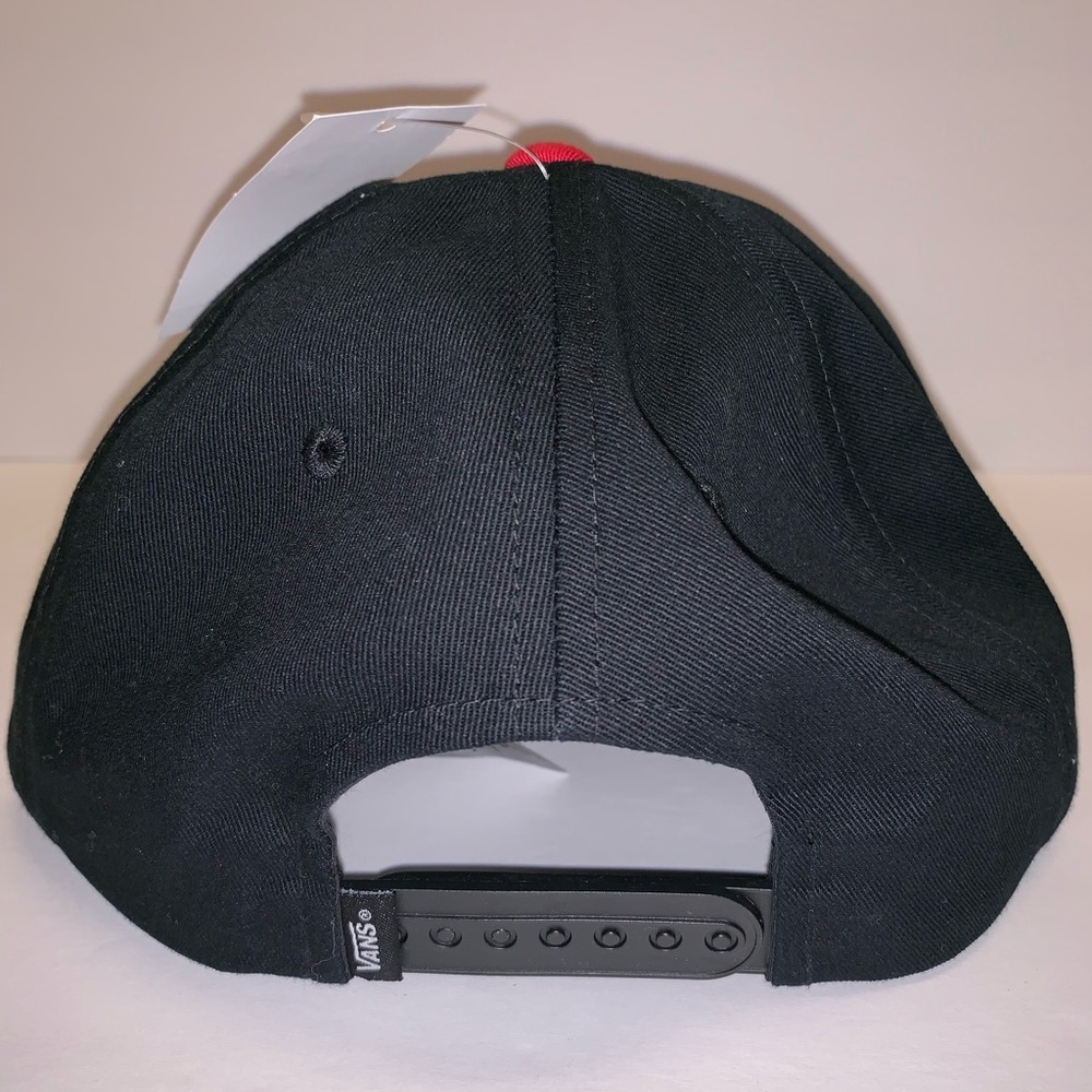 NWT Vans x Chima Snap Back Hat Red and Black - Picture 5 of 8